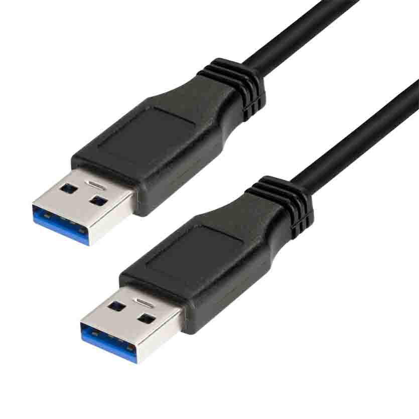 CU0039 2m USB 3.0 CABLE, USB-A/M TO USB-A/M, BLACK, LOGILINK