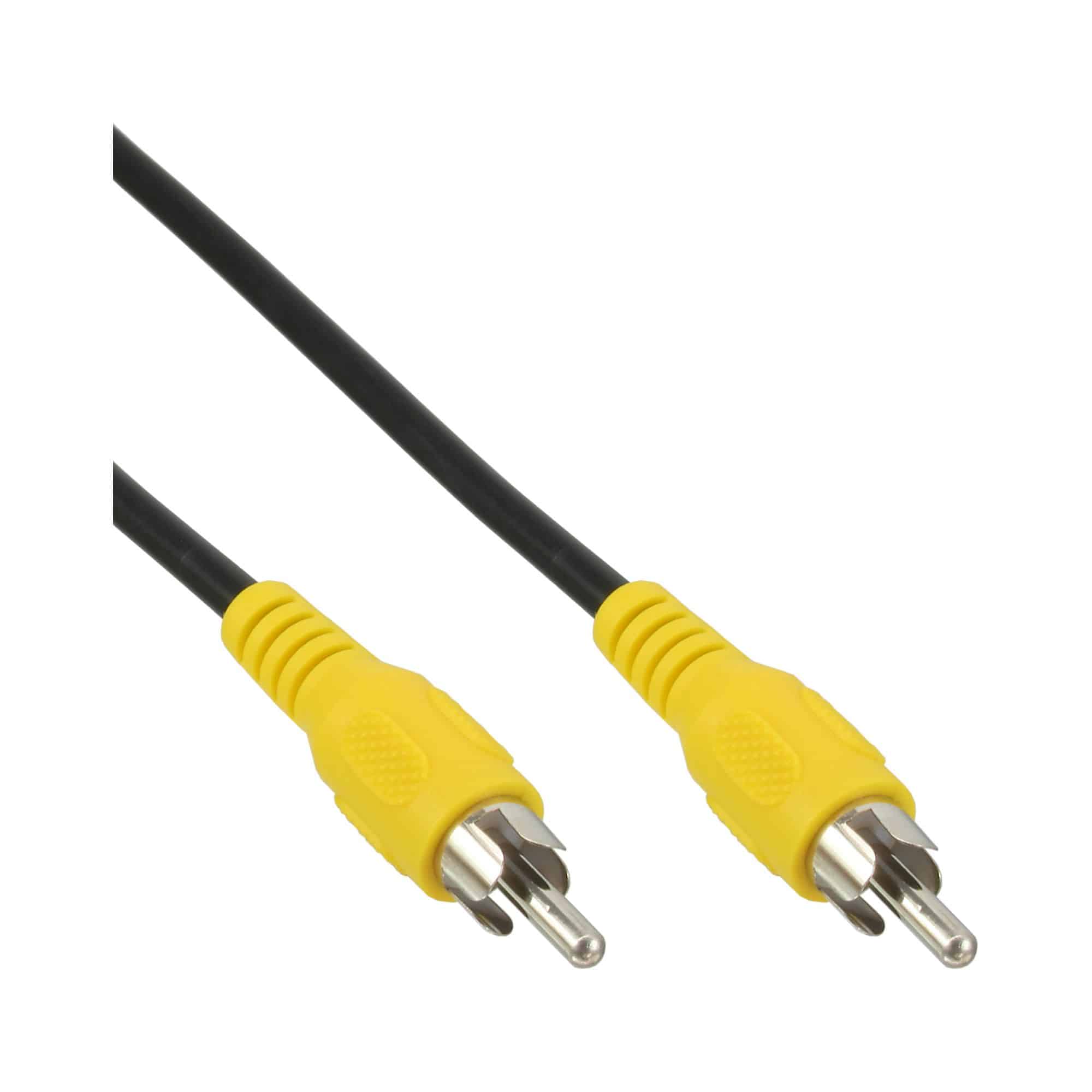 89937M 10mVIDEO 1xRCA M/M YELLOW PLUGS INLINE