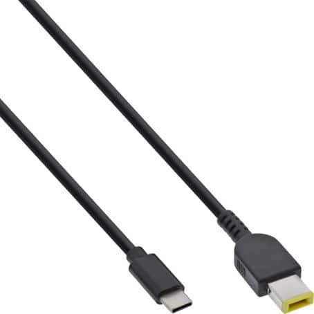 26671 2m USB-C CHARGING CABLE FOR LENOVO NOTEBOOK (RECTANGULAR) INLINE