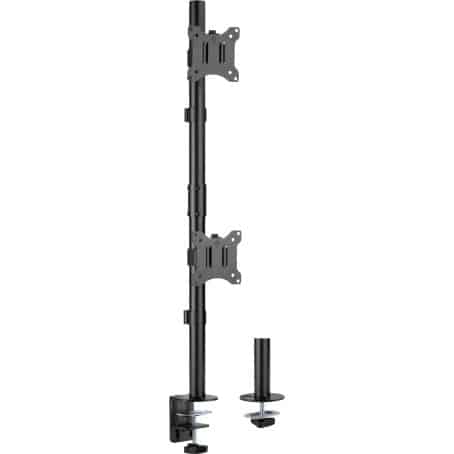 23108F DESK BRACKET FOR 2 MONITORS UP/DOWN UP TO 81cm 32” MAX. 9Kg, INLINE