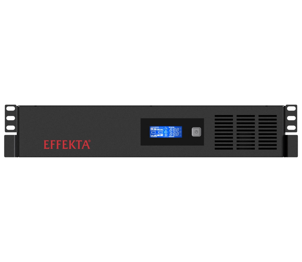 OFFICE RM 1000 19″ UPS EFFEKTA AC LINE INTERACTIVE USB LCD-DISPLAY