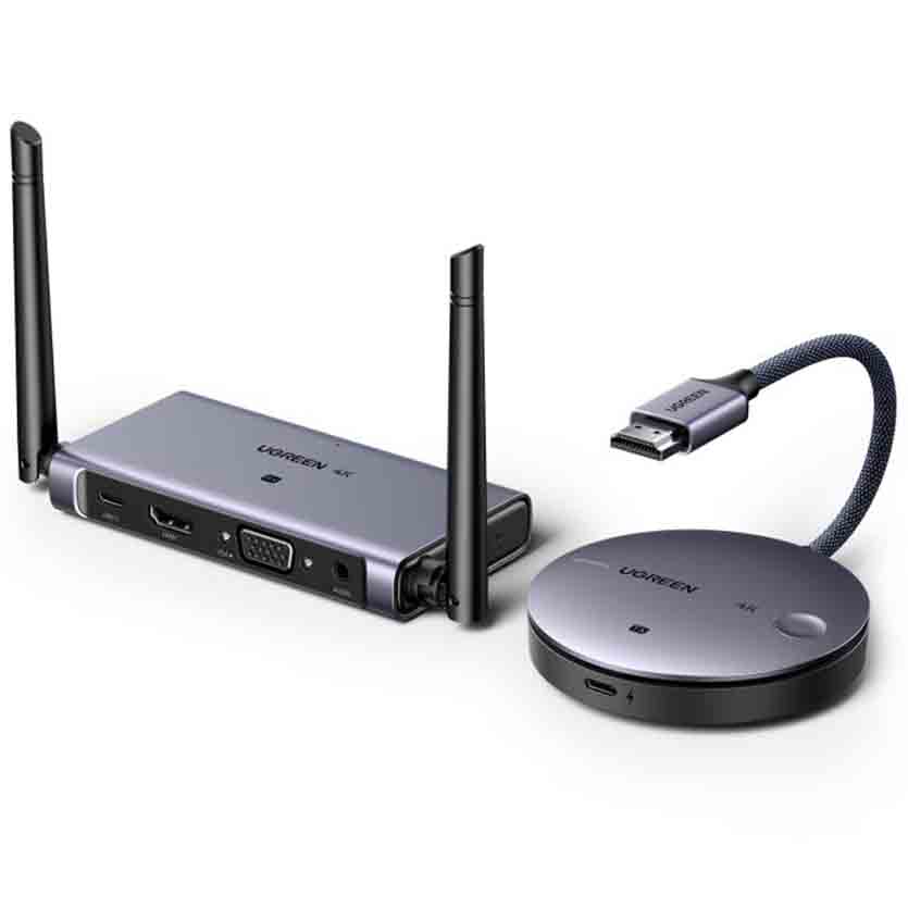 90909A/CM586 HDMI WIRELESS TRANSMITTER AND RECEIVER 4K/30HZ UGREEN