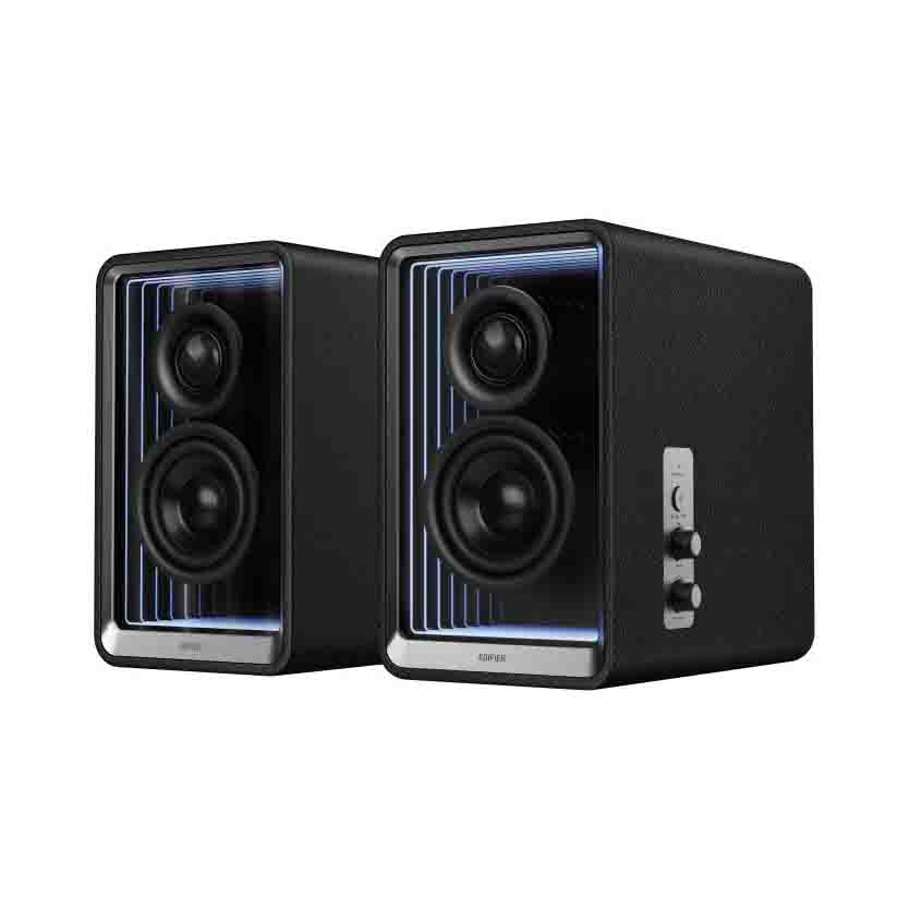 QR65 BLACK DESKTOP SPEAKER ACTIVE MONITOR W/GAN CHARGER BT EDIFIER