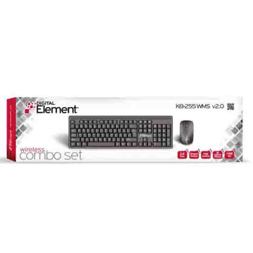 KB-255WMS KEYBOARD & MOUSE WIRELESS V2.0 ELEMENT