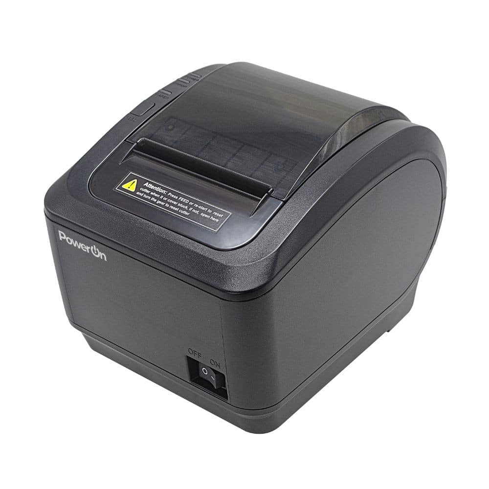 TPR-02 THERMAL RECEIPT PRINTER BLACK POWER-ON