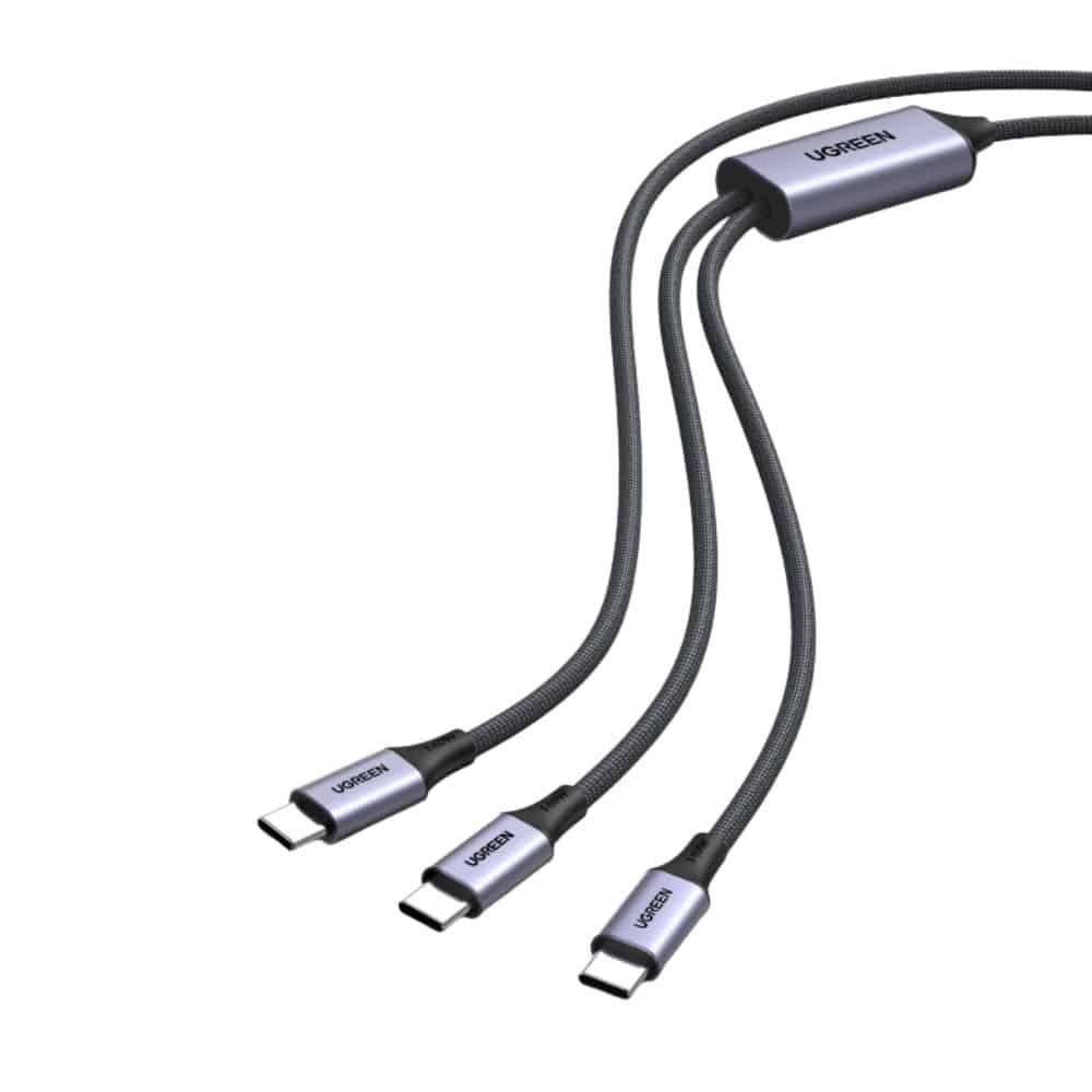 L533/75733 CHARGING CABLE USB-C TO 2X USB-C PD 140W 2M UGREEN