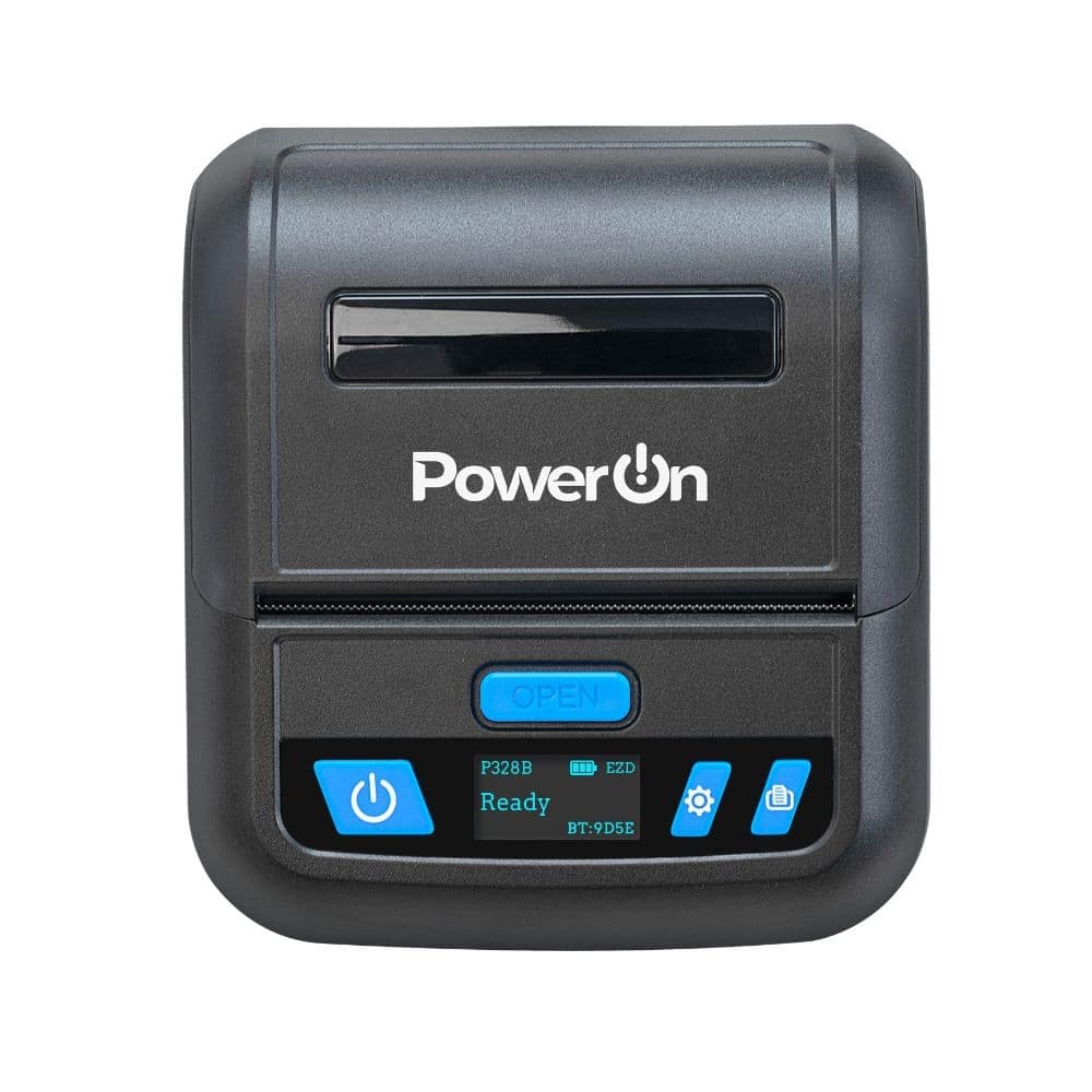MTP-03 MOBILE THERMAL RECEIPT/LABEL PRINTER BLACK POWER-ON