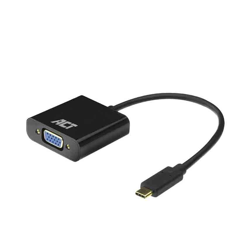 AC7300 0.15m USB TYPE-C to VGA, M/F ADAPTER ACT