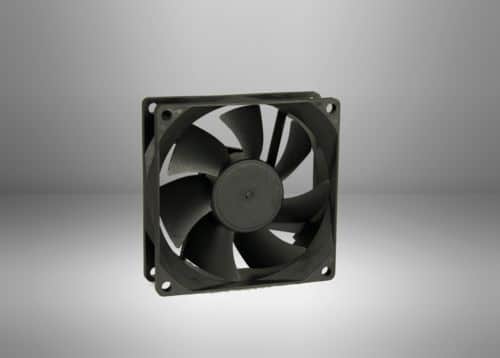 88885181 FAN BLACK 80x80x25mm INTERTECH