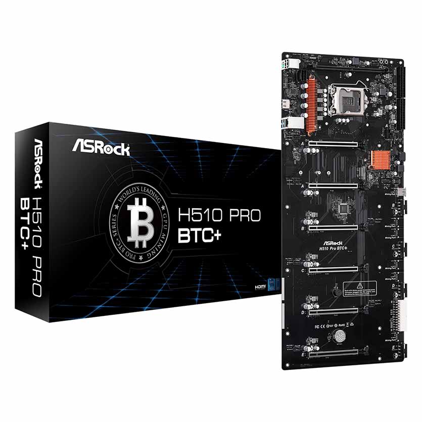 H510 PRO BTC+ MOTHERBOARD INTEL 1200 ASROCK
