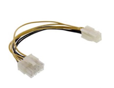 26633 INT POWER CBL 4pin TO 8pin JACK INLINE