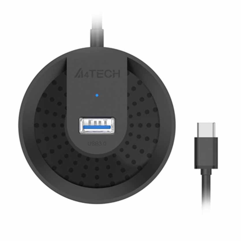 HUB-30C USB 3.0 4-PORT HUB BLACK A4 TECH
