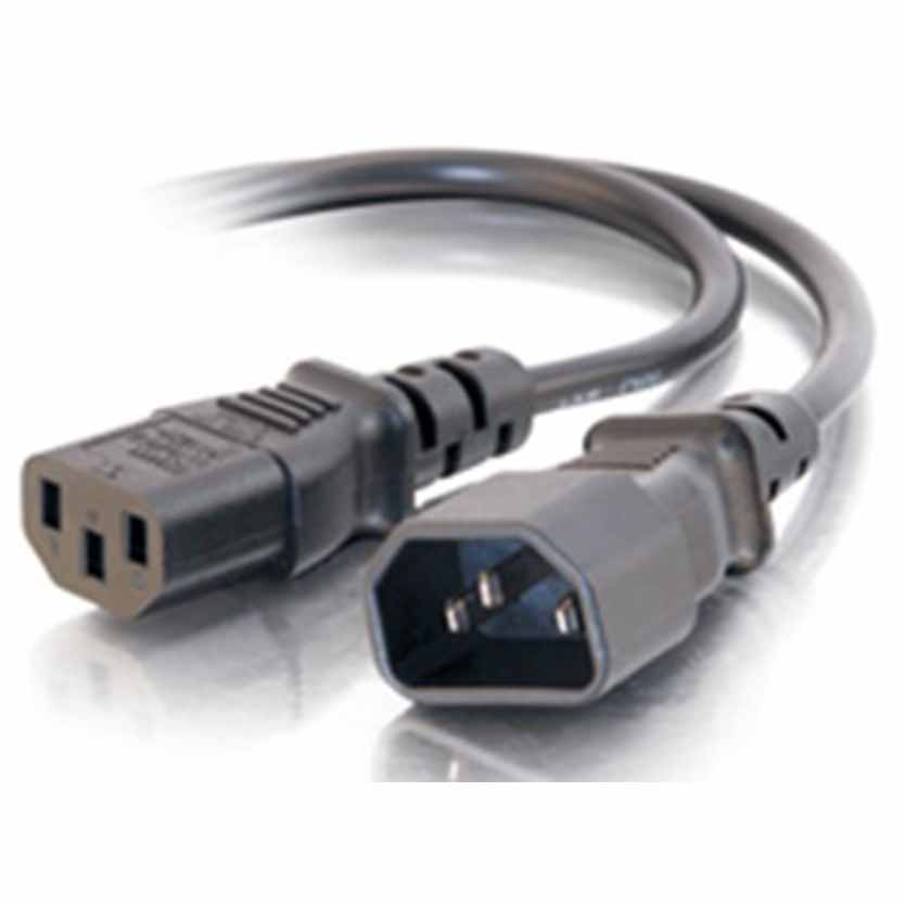 BC-207 POWER EXTENTION C13 TO C14 FEM/MALE POLYBAG 3m GR KABEL