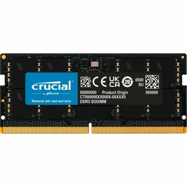 CT32G48C40S5 4800MHZ 32GB DDR5 SODIMM C40 CRUCIAL