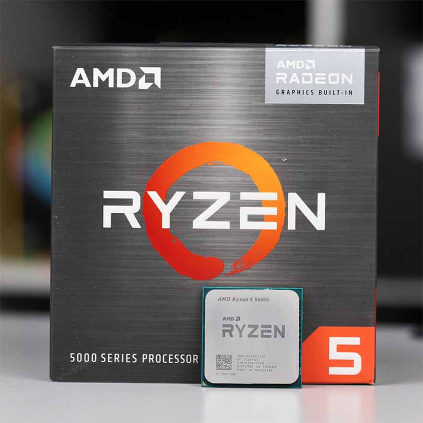 RYZEN 5 5600G 3.9GHZ 6 CORE 16MB 65W WITH WRAITH STAELTH COOLER ZEN3 SKT AM4 CPU AMD