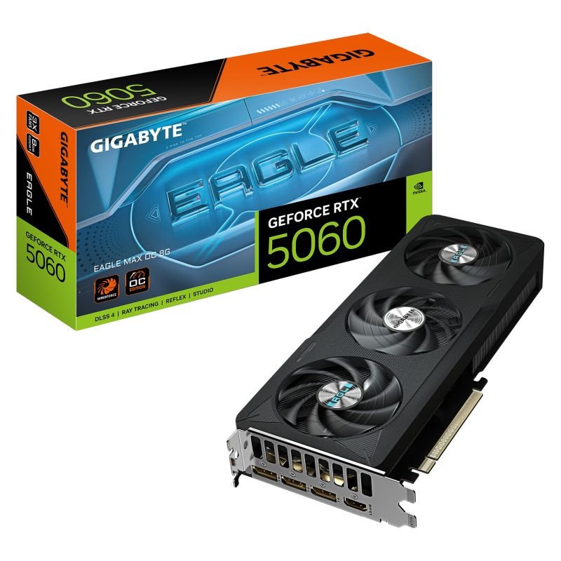 RTX 5060 8GB EAGLE MAX OC GDDR7 GIGABYTE