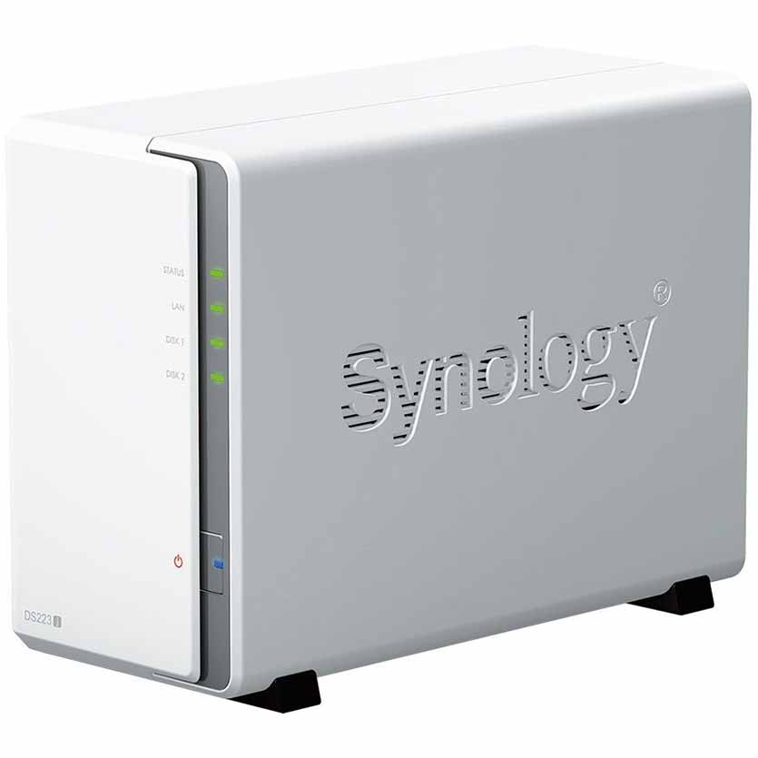 DS223j NAS SERVER SYNOLOGY DISK STATION WHITE 2-BAY