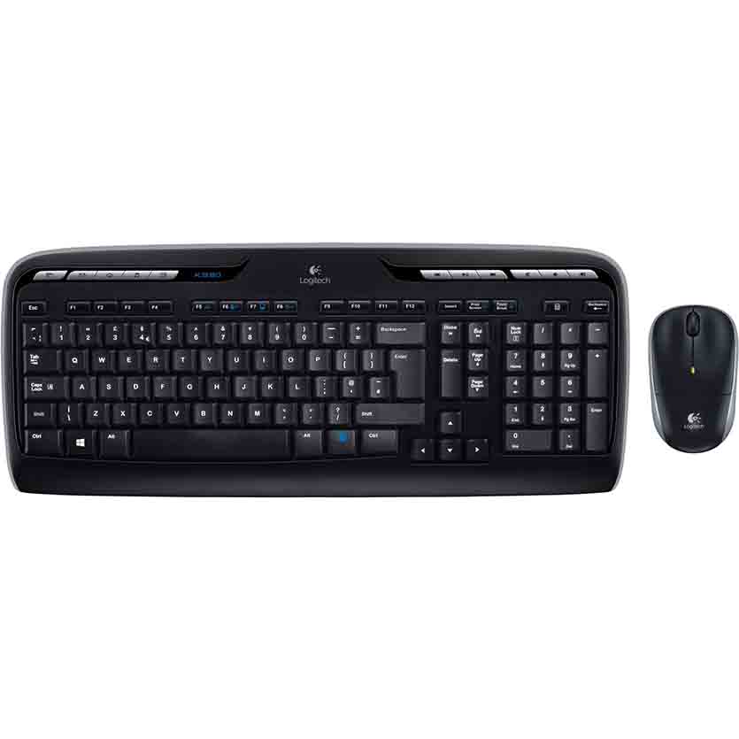 MK330 WIRELESS COMBO UK W/MEDIA SHORTCUTS LOGITECH