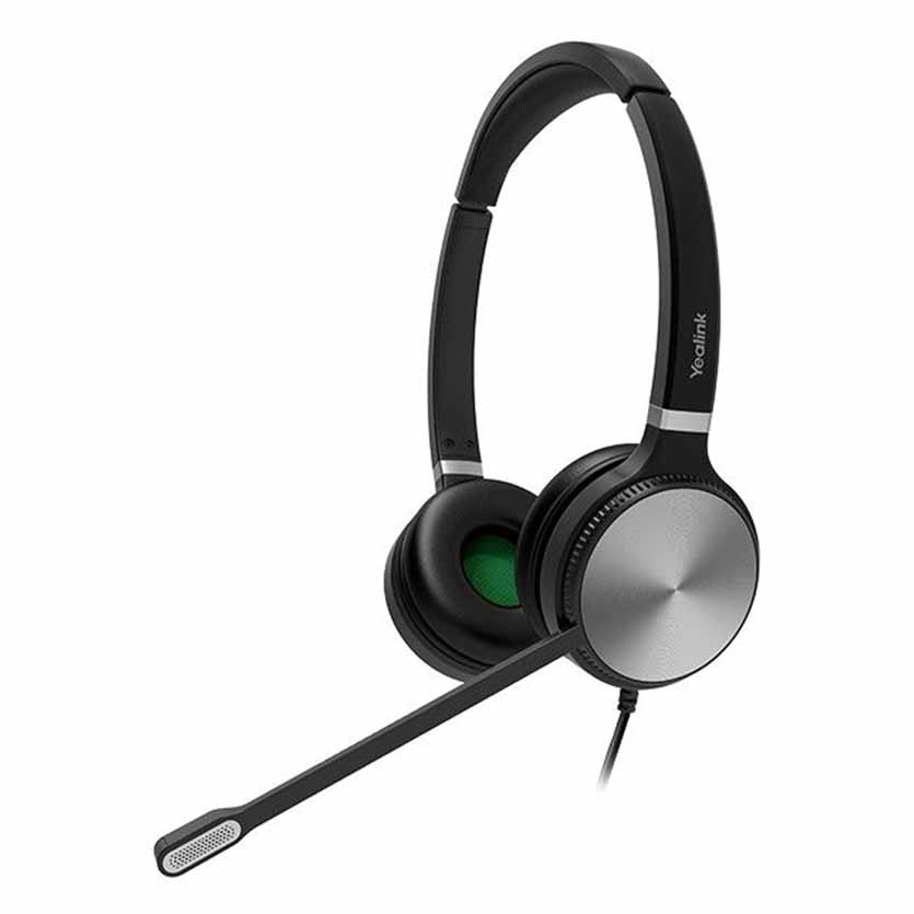 YHS36 DUAL HEADSET WIRED OFFICE/CALL CENTER BLACK,SILVER YEALINK