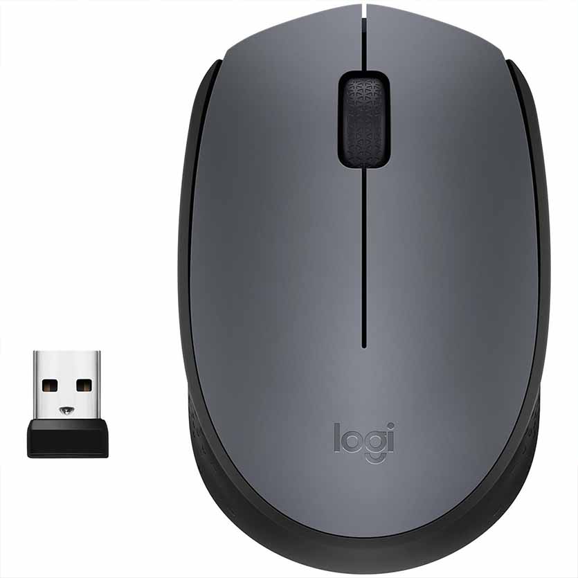 M170 MOUSE WIRELESS RF BLACK/GREY 1000DPI LOGITECH