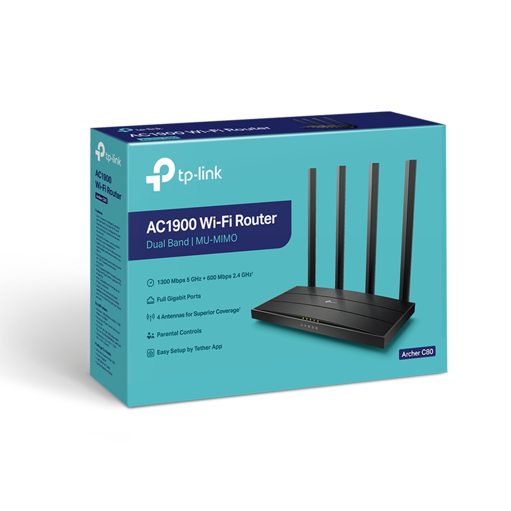 ARCHER C80 WIRELESS MU-MIMO WI-FI ROUTER AC1900 TP-LINK