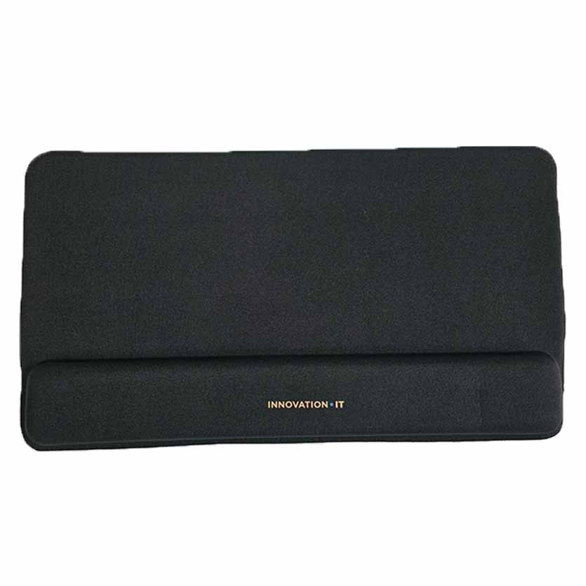120844 MOUSEPAD BIG 465x260mm WITH KEYBOARD WRIST SUPPORT BLACK IT INNOVATION