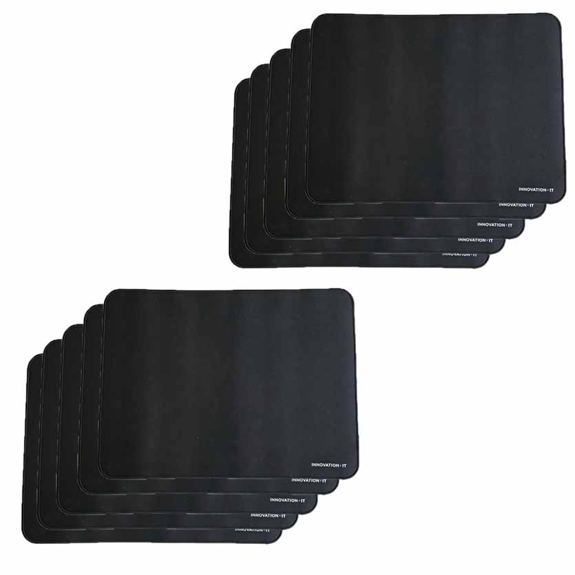 120840-10 10PCS GAMING MOUSEPAD BIG 465x350mm BLACK IT INNOVATION