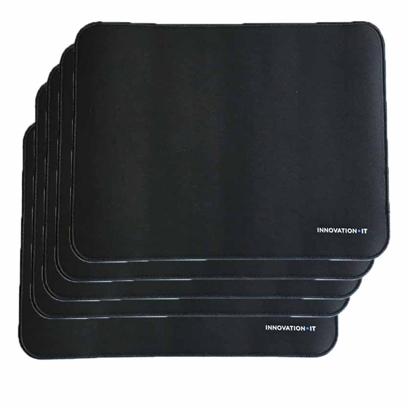 120838-5 5PCS GAMING MOUSEPAD SMALL 400x300mm BLACK IT INNOVATION