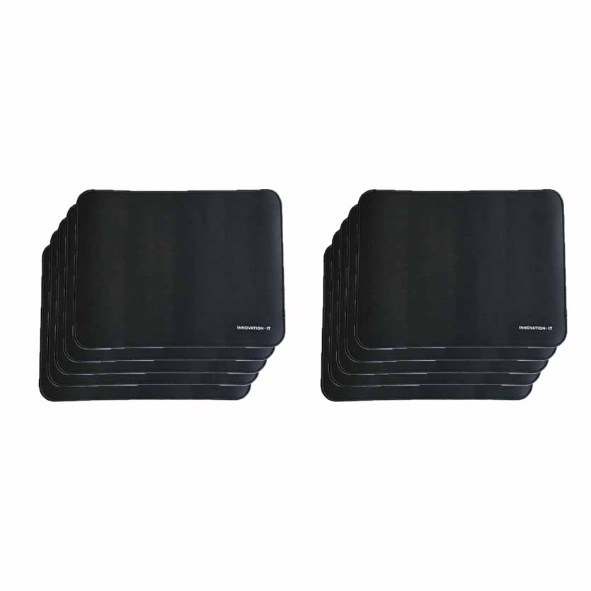 120838-10 10PCS GAMING MOUSEPAD SMALL 400x300mm BLACK IT INNOVATION
