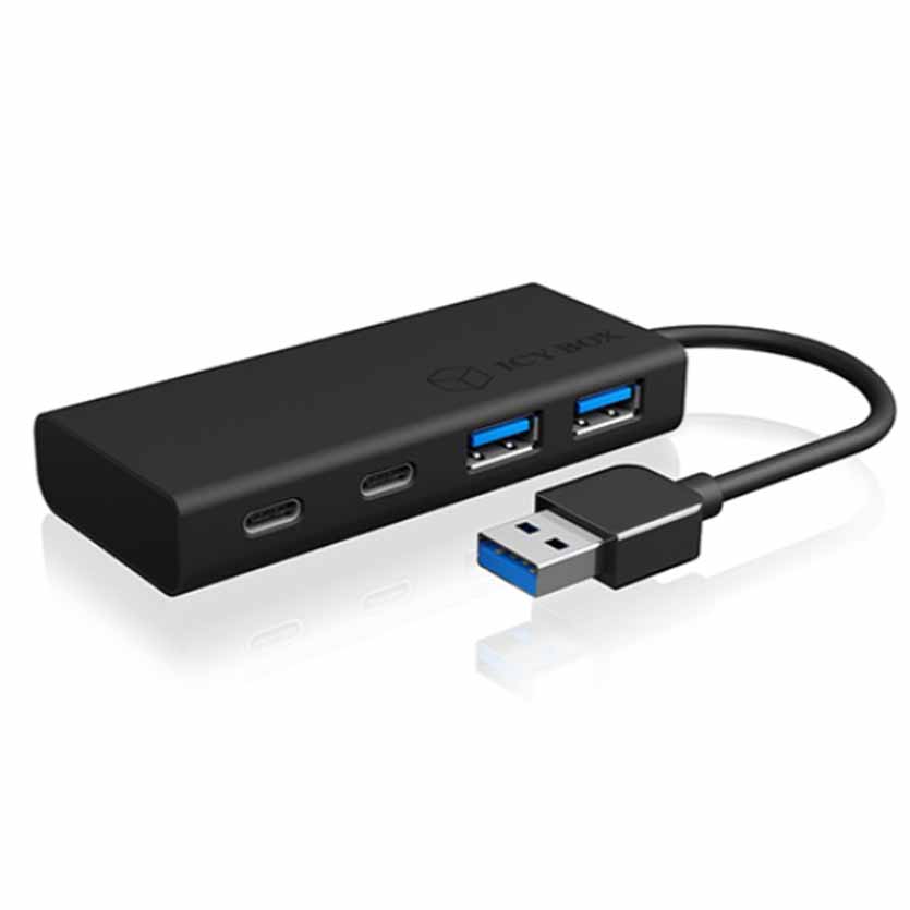 IB-HUB1426-U3 HUB USB3.0 (A) TO 2x USB TYPE-C AND USB3.0(A) ICYBOX