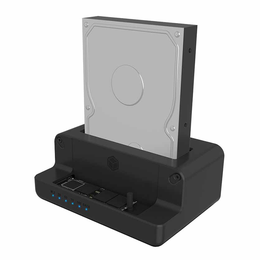 IB-2914MCL-C31 DOCKING AND CLONE STATION FOR M.2 NVME SSD & 2.5/3.5 SATA SSD/HDD ICYBOX