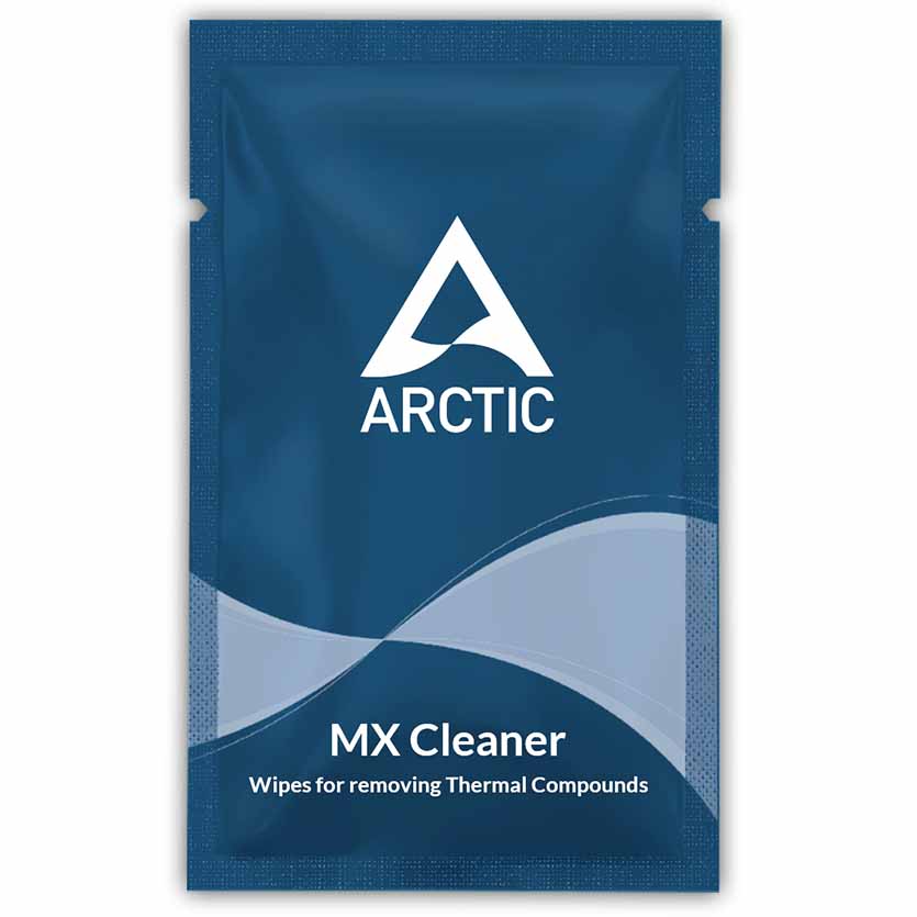 MX CLEANER WIPES FOR REMOVAL THERMAL PASTE/COMPOUND ARCTIC COOLING