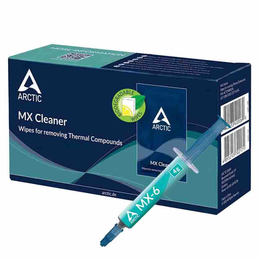 MX-6 4GR THERMAL COMPOUND + 6x MX CLEANER ARCTIC COOLING
