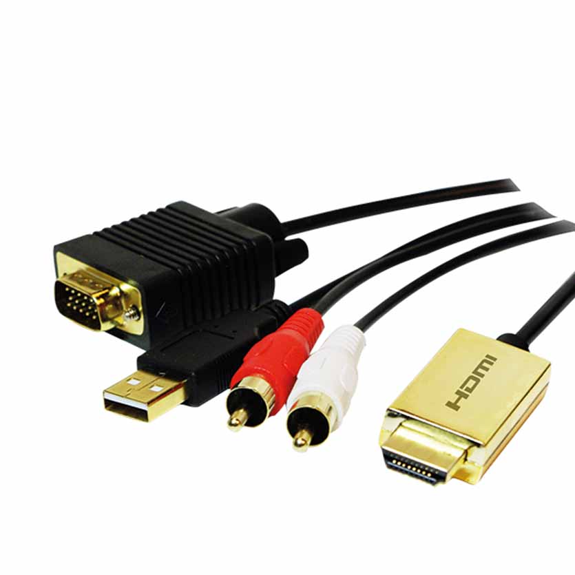 CV0052A HDMI TO VGA W/AUDIO 2m LOGILINK