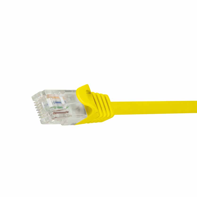 CP1037U 1m Cat5e YELLOW UTP PATCH CBL LOGILINK