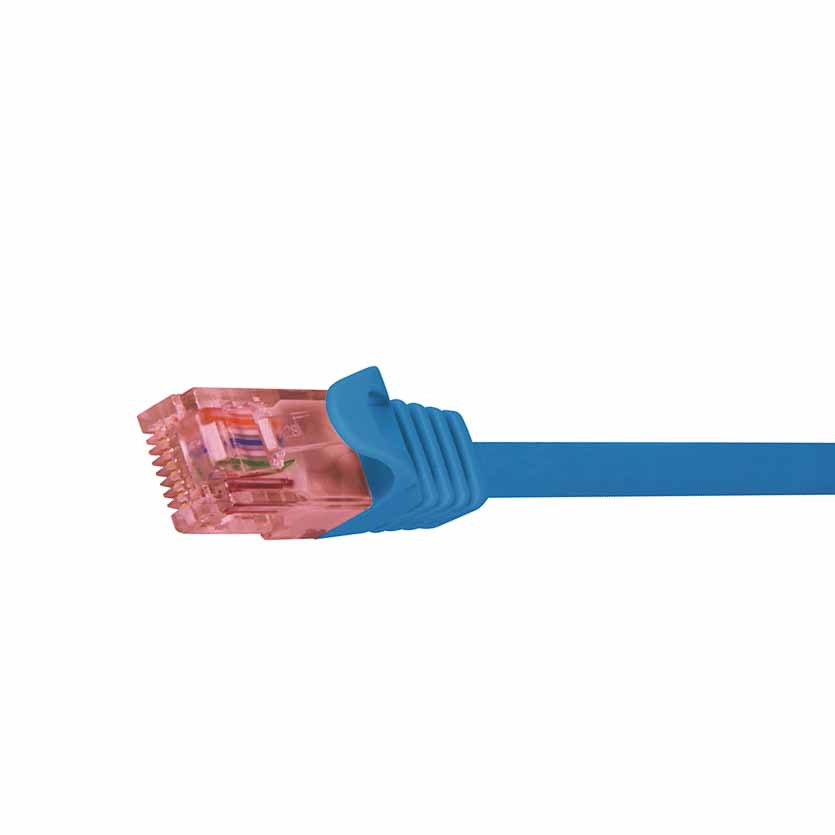 CQ2076U 5m Cat6 BLUE UTP PATCH CBL LOGILINK