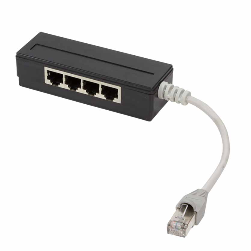 MP0032 MODULAR ISDN 5PORT RJ45 W/15m LOGILINK