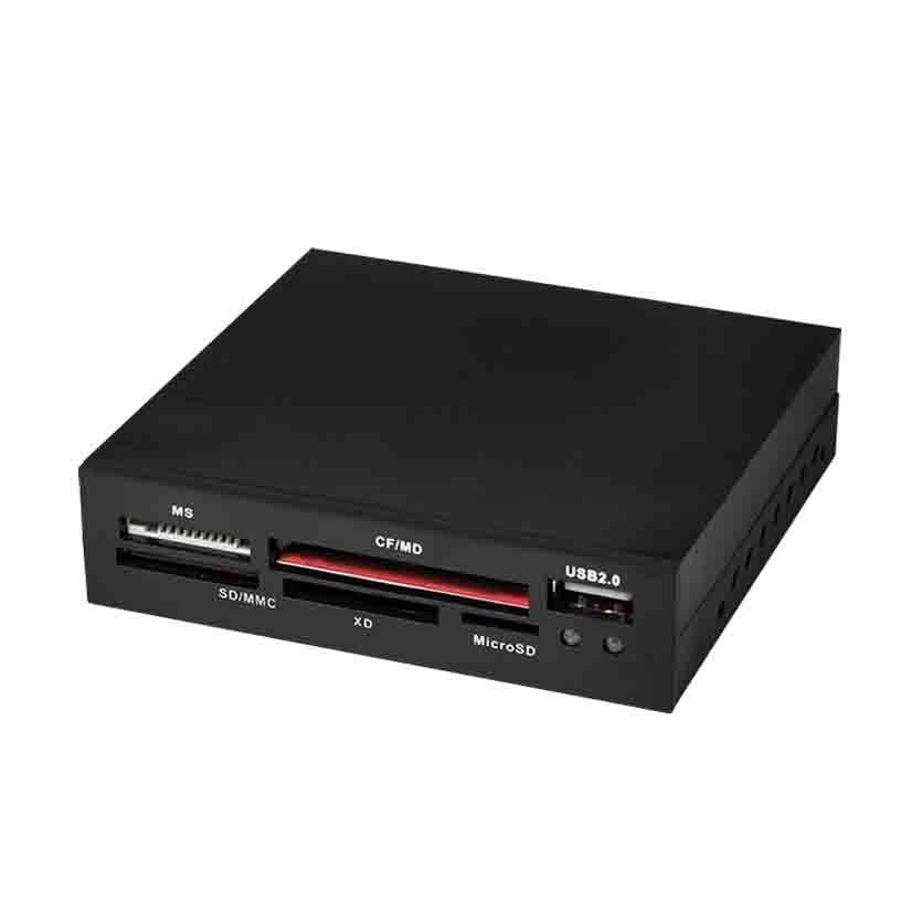 CR0012USB 2.0 CARD READER, INTERNAL 3.5″ FOR INSTALLATION, BLACK LOGILINK
