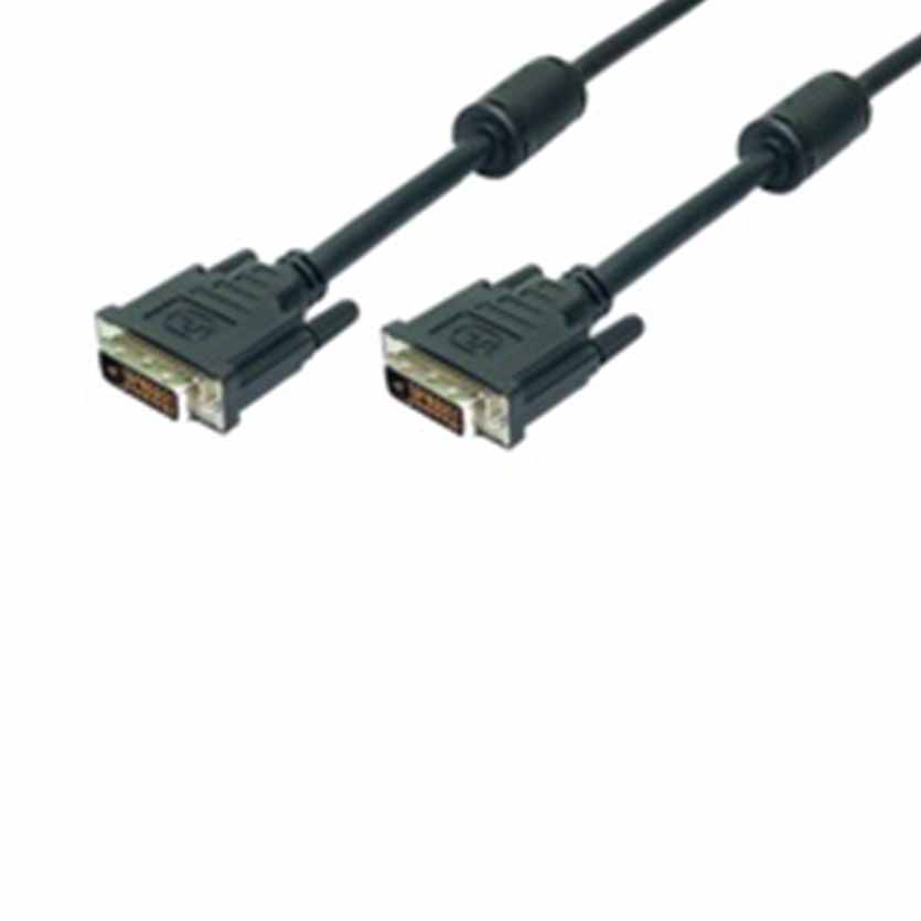 CD0001 2m DVI 24+1 M/M CBL LOGILINK