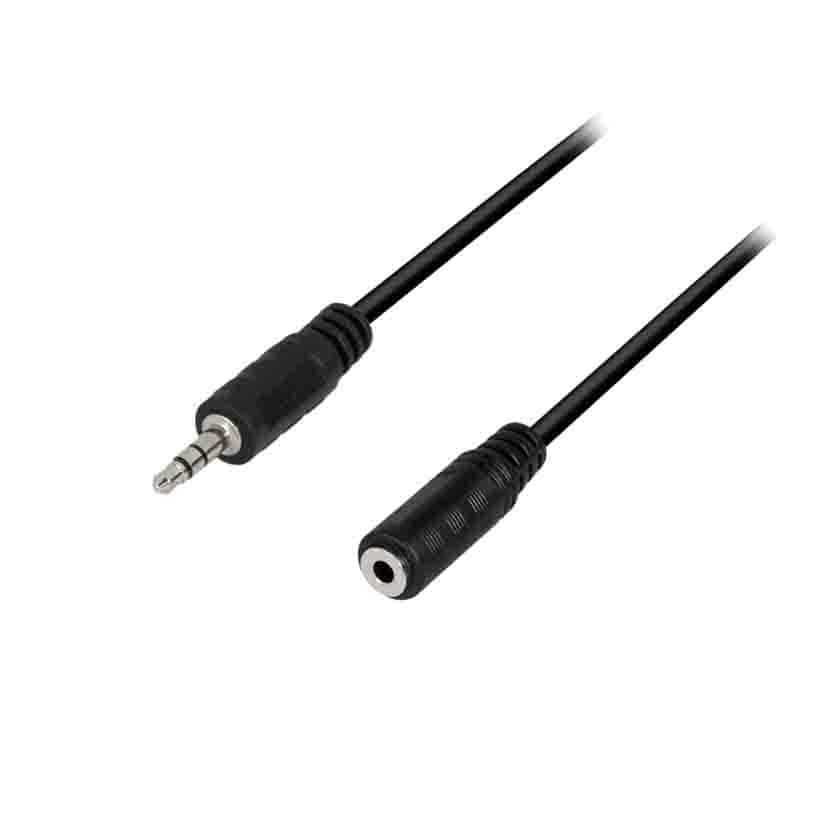 CA1054 AUDIO CABLE, 3.5 mm 3-Pin/M to 3.5 mm 3-Pin/M, BLACK, 3 m LOGILINK