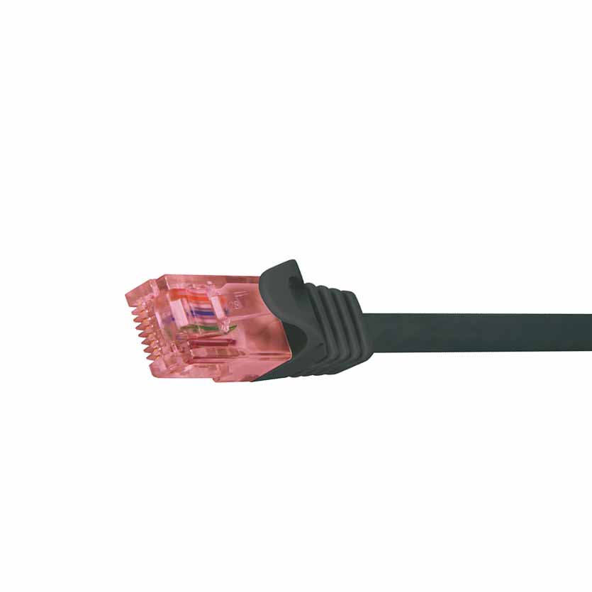 CQ2053U 2m Cat6 BLACK UTP PATCH CBL LOGILINK