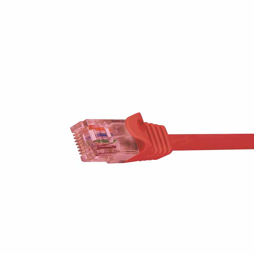 CQ2024U 0.5m Cat6 RED UTP PATCH CBL LOGILINK