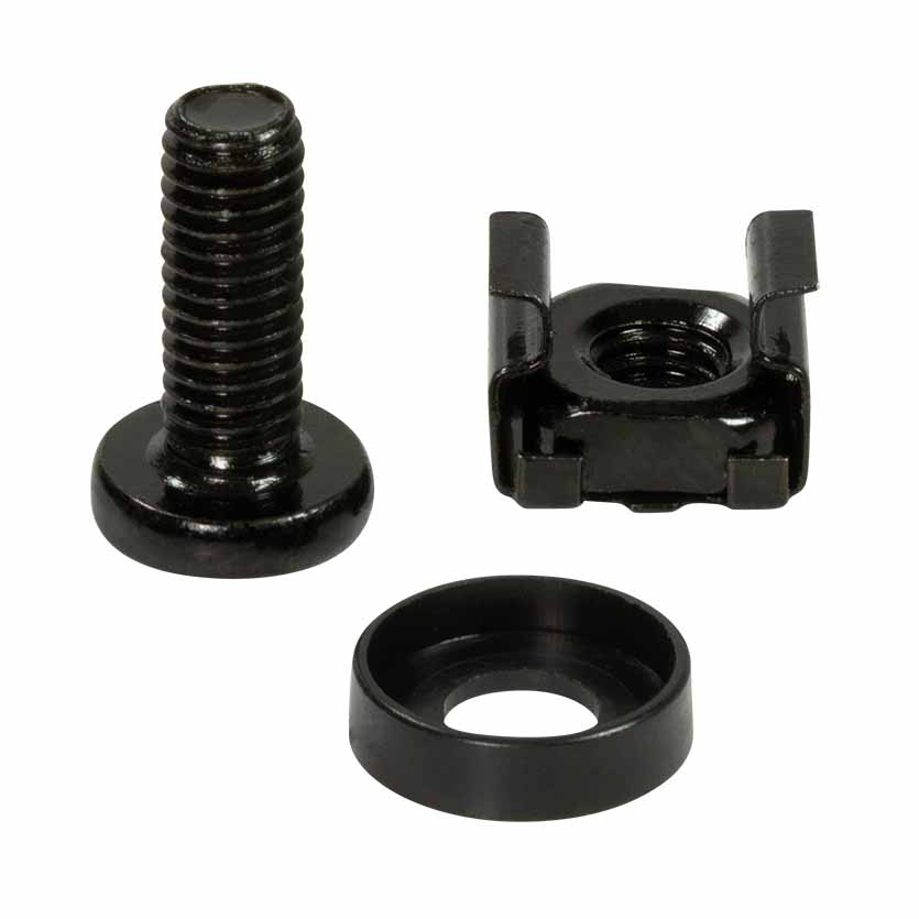 AC116 MOUNTING M6 METAL BLACK SET 50pcs FOR CABINET LOGILINK