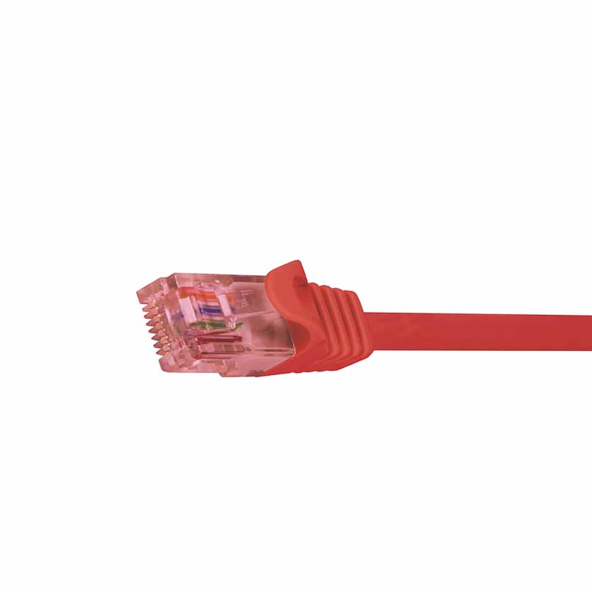 CQ2034U 1m Cat6 RED UTP PATCH CBL LOGILINK