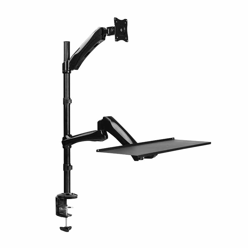 BP0030 SIT/STAND WORKSTATION MONITOR DESK MOUNT TILT 90°/+90° LOGILINK