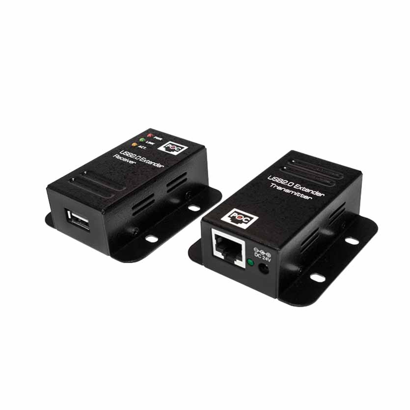 UA0267 USB2.0 EXTENDER BY Cat5 upto 50M WITH 1-PORT POE, LOGILINK