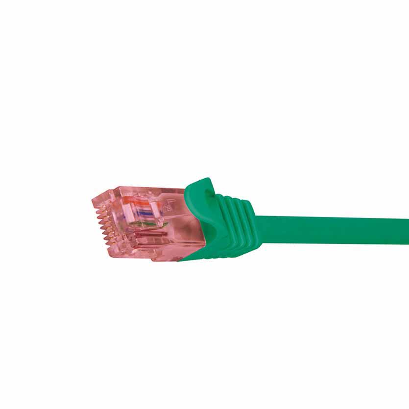 CQ2015U 0,25m Cat6 GREEN UTP PATCH CABLE, LOGILINK
