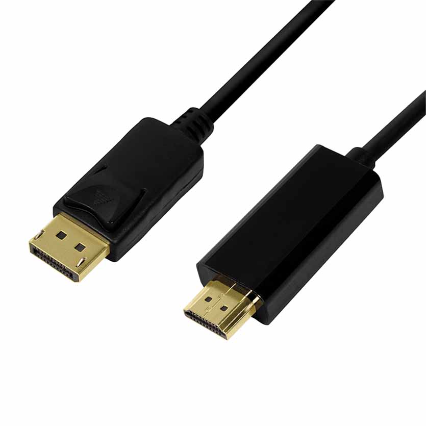 CV0127 2m DISPLAY PORT 1.2 TO HDMI 1,4 M/M LOGILINK