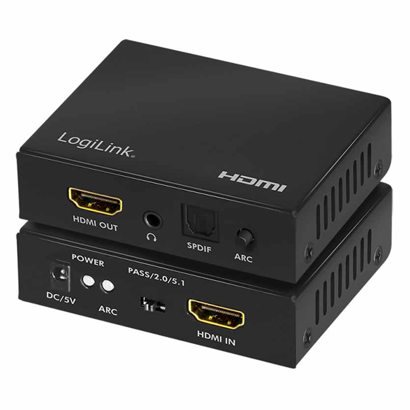 HD0055 HDMI AUDIO EXTRACTOR 2CH/5.1CH 4K/60Hz LOGILINK