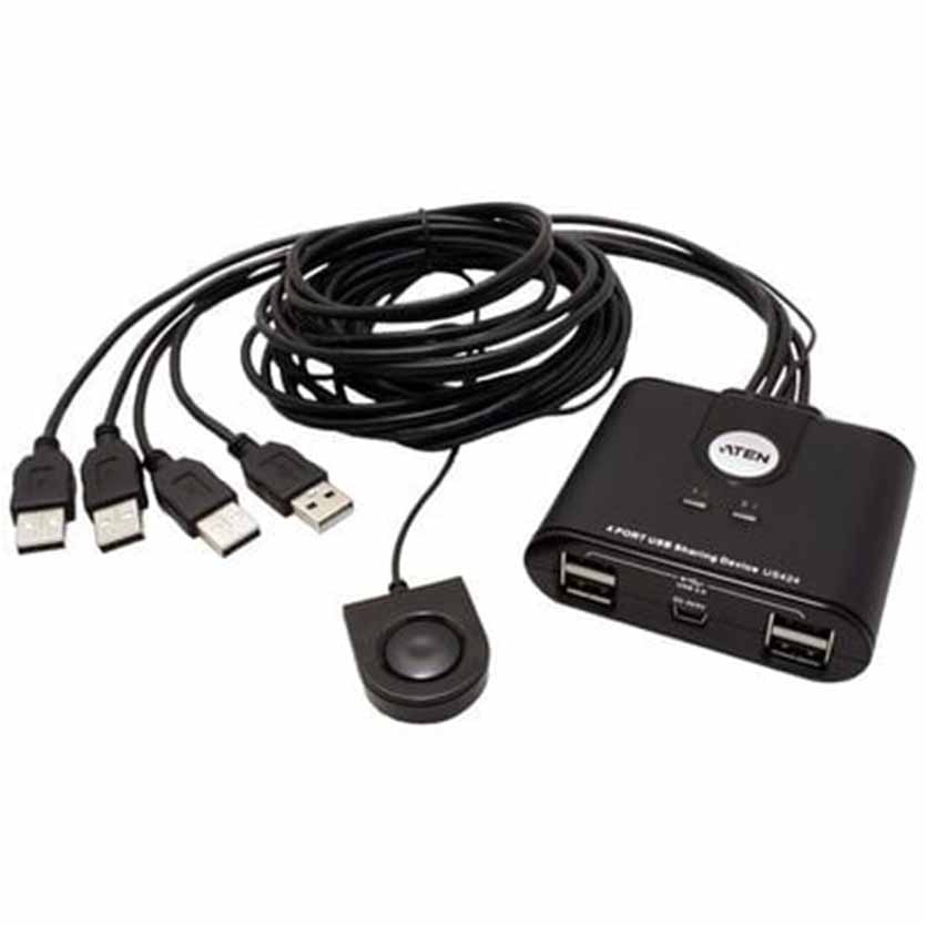 US424-AT USB 2.0 DATA SWITCH 4-PORTS ATEN